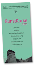 Flyer Kultur am Kelterberg – Kunstkurse 2011